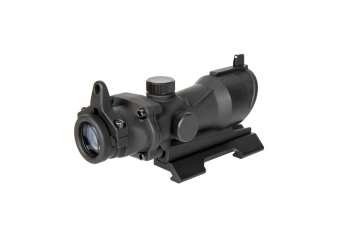 Replika lunety ACOG Style 4x32 z osłoną Killflash i montażem QD V2 - czarna