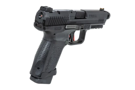 Pistolet ASG Cybergun x SAI Canik TP9 Elite Combat Green Gas Czarny