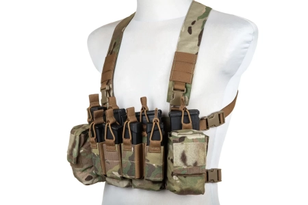 Kamizelka Chest Rig Pew Tactical typu D3CR-X CR02 MC