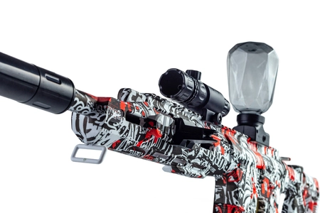 Karabin elektryczny na żelowe kulki AR15 - czarny