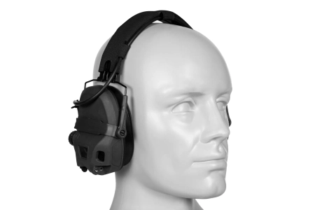 Taktyczne słuchawki aktywne HD-17 Gen 6 Czarny