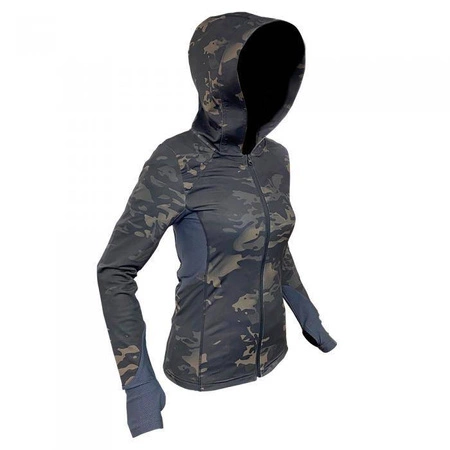 Bluza z kapturem Stretch Parka - Multicam Black
