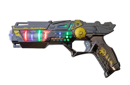 Replika dźwiękowa blastera - złoty