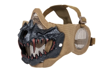 Maska Stalker EVO PLUS Fangs Ear Protection Tan