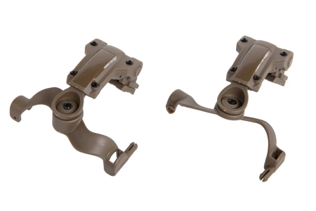 Adapter słuchawek typu Comtac Woport na szyny typu ARC (Typ AMP) Gen 5 Tan