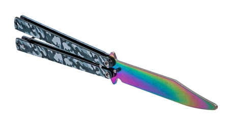 Motylek treningowy, SIMPLY, rainbow