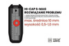 Zestaw 5 magazynków S-Mag Hi-Cap na 380 kulek - Tan