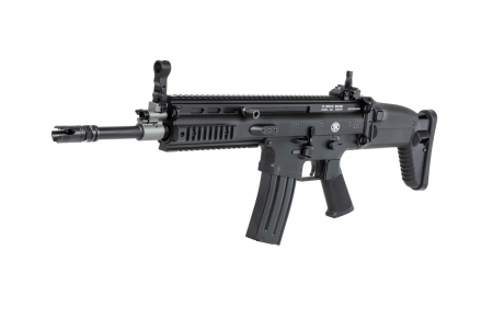 Karabinek szturmowy ASG Cybergun x FN HERSTAL SCAR-L z walizką transportową Czarny
