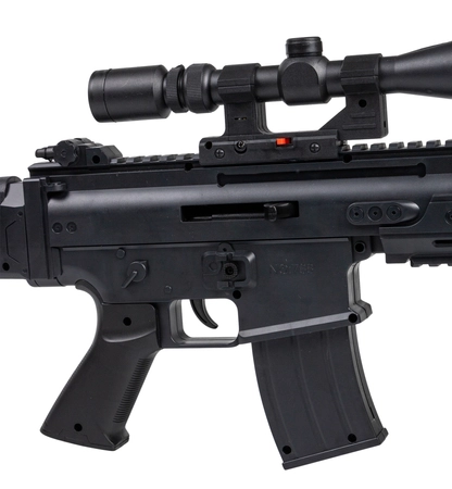 Replika sprężynowa karabinu SCAR-L - czarny