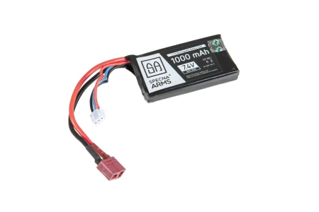 Akumulator LiPo 7,4V 1000mAh 30/60C (PEQ) - T-Connect (Deans)