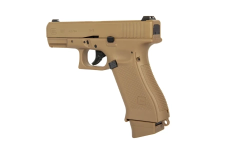 Replika pistoletu GBB Glock 19X CO2 - coyote