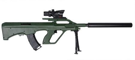 Replika sprężynowa karabinu AUG - zielony