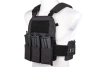 Kamizelka taktyczna typu Plate Carrier Wosport VE-75 Czarna