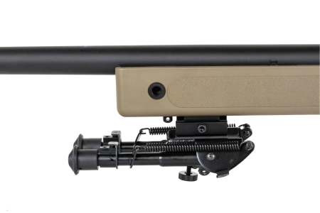 Karabin wyborowy ASG Specna Arms SA-S02 CORE™ High Velocity z lunetą i dwójnogiem Upgraded Tan