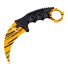 Karambit Tiger stripes, nieostry + pokrowiec