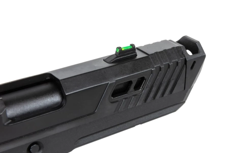 Pistolet ASG SRC Dark Viper DUAL POWER z magazynkiem green gas Czarny