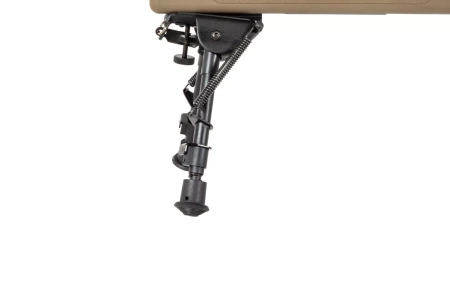 Replika karabinu wyborowego SA-S02 CORE™ z lunetą i dwójnogiem - tan