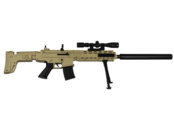 Replika sprężynowa karabinu SCAR-L - half-tan