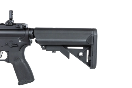 Karabinek ASG Specna Arms RRA SA-E24 HAL ETU™ Czarny z pomarańczowym urządzeniem wylotowym