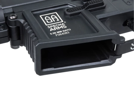 Karabinek ASG Specna Arms SA-F04-RL FLEX™ Light Ops Stock/ New Receiver HAL ETU™ Gen. 2 Czarny