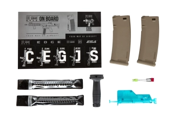 Karabinek ASG Specna Arms Daniel Defense® MK18 SA-P26 Prime™ Aster II ETU z silnikiem bezszczotkowym Chaos Bronze