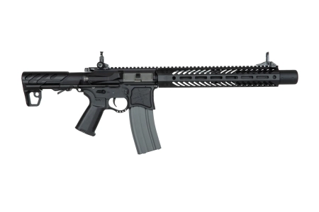Replika karabinka SBR8 Seekins Precision 12" z tłumikiem - Czarny