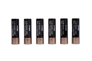 Zestaw 6 magazynków shells na 30 kulek do replik M870