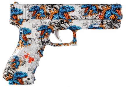 Pistolet sprężynowy na żelowe kulki G17 - dino