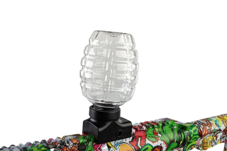 Karabin elektryczny na żelowe kulki AR10 - graffiti