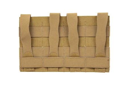 Poczwórna ładownica Wosport typu Speed na magazynki SMG Coyote Brown