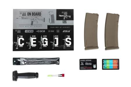 Karabinek ASG Specna Arms Daniel Defense® MK18 SA-C19 CORE™ HAL ETU™ Gen.2 Chaos Bronze