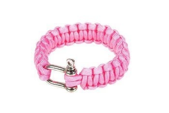 Bransoletka survivalowa (U) - różowa