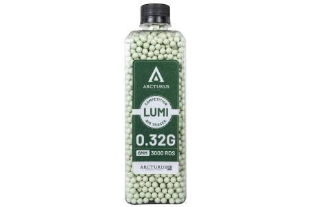 Kulki Arcturus RS® LUMI BIO TRACER Match Grade 0.32g 3000 sztuk butelka