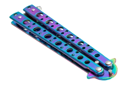 Nóż motylkowy treningowy TANTO