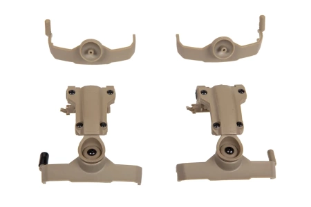 Adapter słuchawek typu Comtac na szyny typu ARC (Typ AMP) - Dark Earth