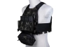 Kamizelka taktyczna typu FCS wraz z panelem typu MK Chest Rig - MC Black