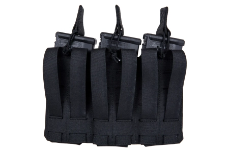 M-Tac Ładownica elastyczna na 3 magazynki Elite Laser Cut Czarna