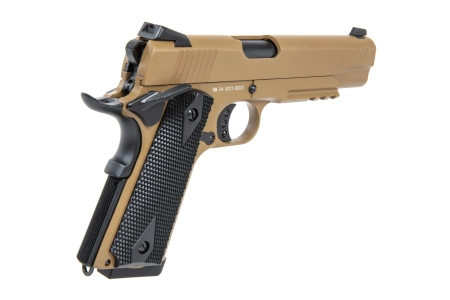 Replika pistoletu Double Bell M1911 302 Tan