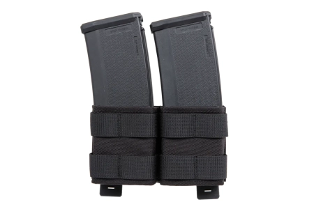 Podwójna ładownica otwarta na magazynki 5.56 mm Wosport Czarna