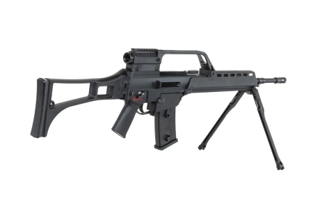 Karabinek ASG SRC DUAL POWER SR36K COB-301 z dwójnogiem i lunetą Czarny