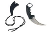 Nóż typu karambit , srebrny