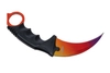 Nóż typu karambit Marble Fade