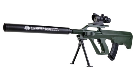 Replika sprężynowa karabinu AUG - zielony