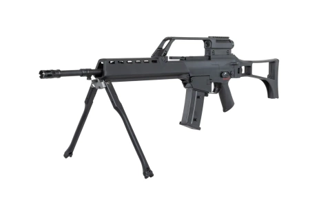 Karabinek ASG SRC DUAL POWER SR36K COB-301 z dwójnogiem i lunetą Czarny