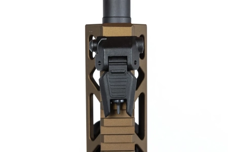 Karabinek ASG Specna Arms RRA SA-E25 HAL ETU™ Chaos Bronze z pomarańczowym urządzeniem wylotowym