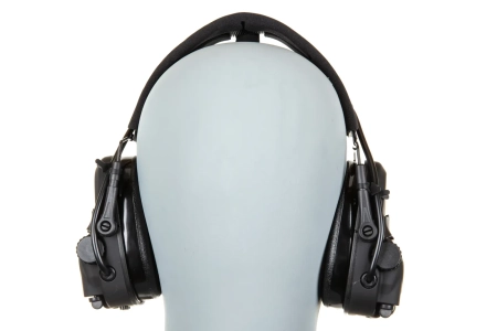 Taktyczny zestaw słuchawkowy Wosport HD-17-A Gen 6 Czarny