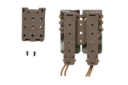 Ładownica na 2 magazynki 9mm Wosport Urban Assault Long Quick Pull MC