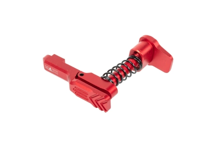 Aluminiowy zwalniacz magazynka Maxx Model Advanced typu A do replik MTW M4 Czerwony