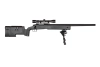 Replika karabinu wyborowego SA-S02 CORE™ High Velocity z lunetą i dwójnogiem - Czarna