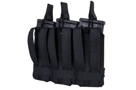 M-Tac Ładownica elastyczna na 3 magazynki Elite Laser Cut Czarna